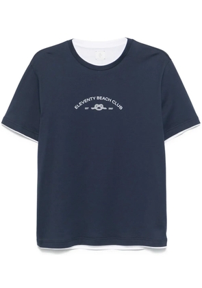 Eleventy crew-neck T-shirt - Blue