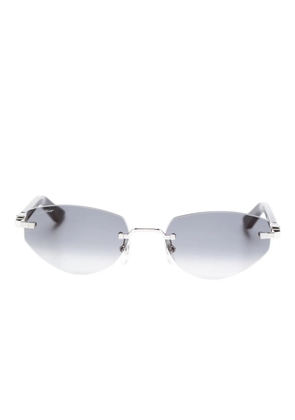 Cartier Eyewear geometric sunglasses - Silver
