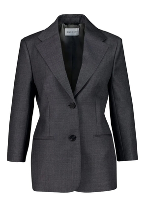Givenchy single-breasted two-button jacket - Grey