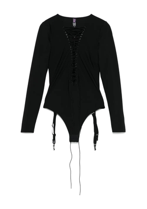 Maison Close Nuit Infinie thong bodysuit - Black