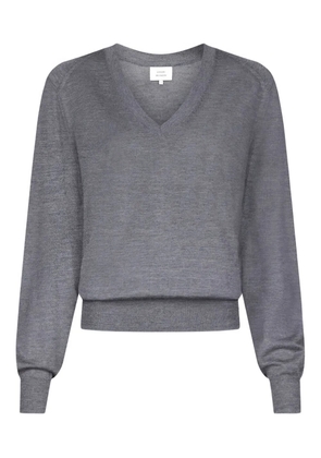 LouLou de Saison Juliolds V-neck ribbed sweater - Grey