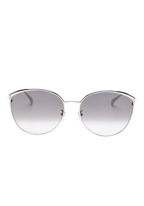 Cartier Eyewear oval-frame sunglasses - Silver