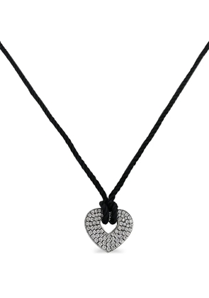 Poiray 2000s white gold Secret diamond necklace - Silver