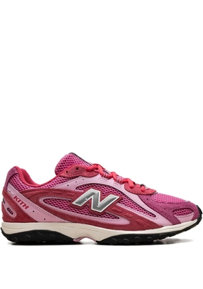 New Balance x Kith 204L mesh-panel suede sneakers - Pink