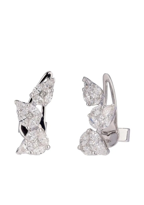 ZYDO 18K white gold diamond earrings - Silver
