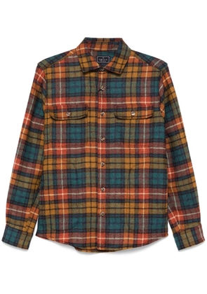 Orian plaid-pattern shirt - Yellow