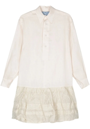 Prada linen midi dress - Neutrals