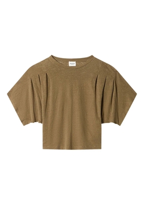 MARANT ÉTOILE Kyanza pleated T-shirt - Green