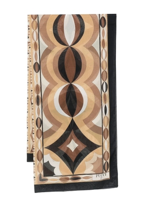 PUCCI geometric-pattern pareo - Gold