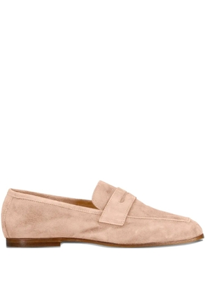 SOPHIQUE Essenziale penny suede loafers - Neutrals