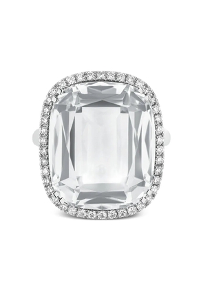 Goshwara 18K white gold Gossip Rock diamond ring