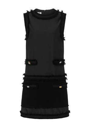 Moschino fringed mini dress - Black