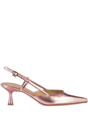 Gianvito Rossi 55mm Ascent leather pumps - Pink