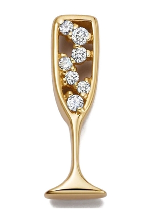 Loquet 18K yellow gold diamond charm