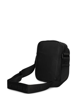 Tommy Hilfiger logo-plaque messenger bag - Black