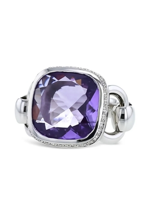 Poiray 2010s white gold Fille amethyst and diamond ring - Silver
