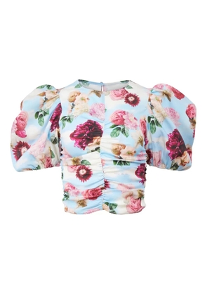 Fleur Du Mal Dreamy Floral top - Blue