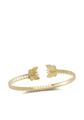 Tanya Farah 18K yellow gold Butterfly diamond bracelet