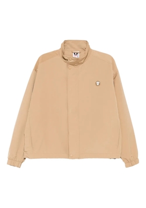 AAPE BY *A BATHING APE® logo patch jacket - Brown