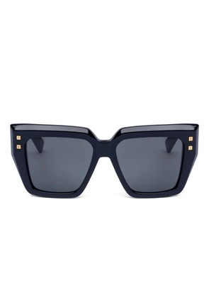 Balmain Eyewear geometric-frame sunglasses - Black