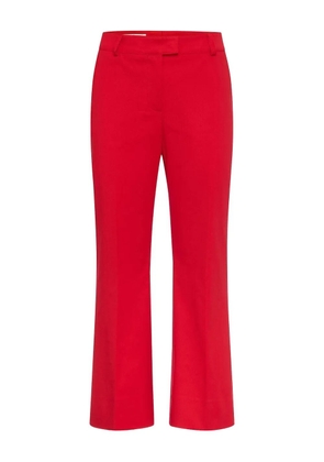 MAISON COMMON pressed-crease trousers - Red