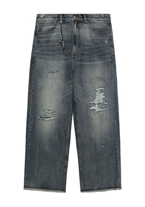 BAPE BLACK *A BATHING APE® distressed loose-fit jeans - Blue
