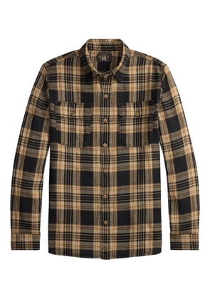 Ralph Lauren RRL plaid-check shirt - Brown
