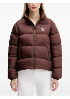adidas zip-up puffer jacket - Brown