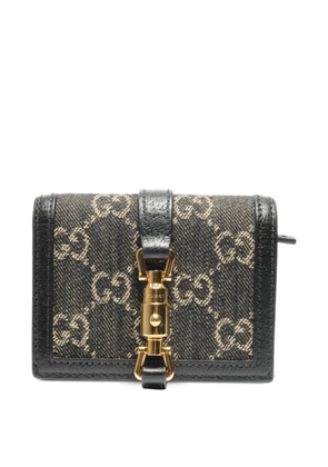 Gucci Pre-Owned 2015-2025s Jackie GG canvas wallet - Black