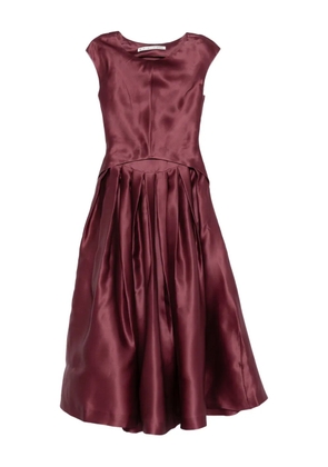 MARK KENLY DOMINO TAN Dilia Atelier pleated dress - Purple