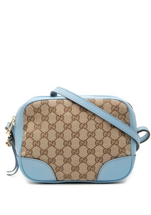 Gucci Pre-Owned 2000-2015 GG Canvas Bree crossbody bag - Blue