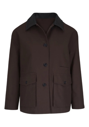 Nili Lotan Temperance flap-pocket collared jacket - Brown
