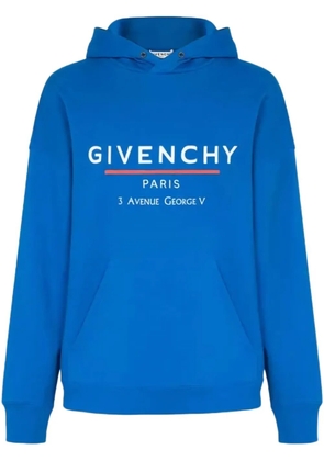 Givenchy Ocean Blue Address hoodie