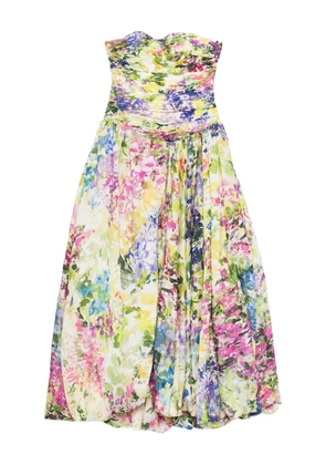 Aje Dahlia floral-print gown dress - Neutrals