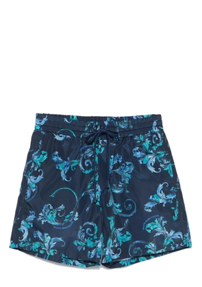 Versace Jeans Couture Barocco-print swim shorts - Blue