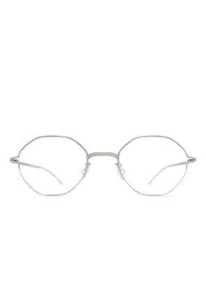 Mykita geometric-frame clear glasses - Grey