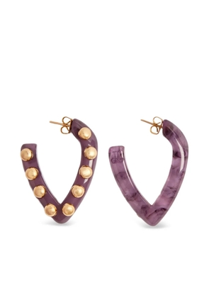 La DoubleJ mini Dew earrings - Pink