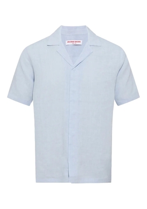 Orlebar Brown Maitan linen shirt - Blue