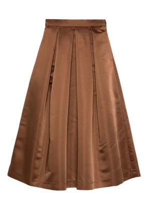 Lunatica Milano Luna 88 Duchesse midi skirt - Brown