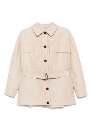 Brunello Cucinelli belted jacket - Neutrals