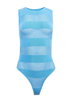 Fleur Du Mal Simone bodysuit - Blue