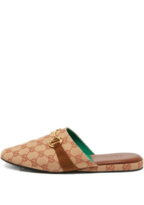 Gucci Pre-Owned patterned mules - Neutrals