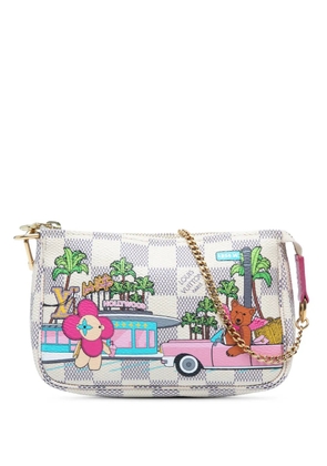 Louis Vuitton Pre-Owned 2021 Damier Azur Animation Hollywood Mini Pochette Accessoires handbag - White
