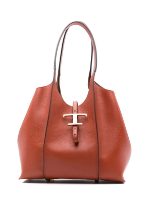 Tod's small T Timeless shoulder bag - Brown