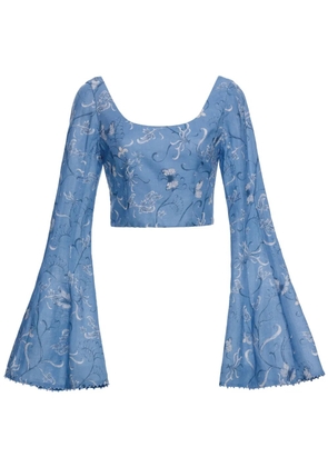 Agua By Agua Bendita Limoncillo top - Blue