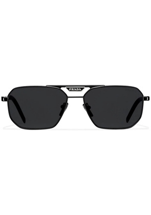 Prada Eyewear Symbole geometric-frame sunglasses - Black