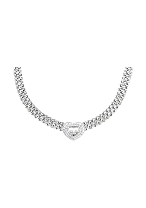 Chopard Pre-Owned white gold Happy Diamonds diamond necklace - Silver