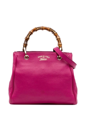 Gucci Pre-Owned 2016-2025 Small Calfskin Bamboo Shopper satchel - Pink