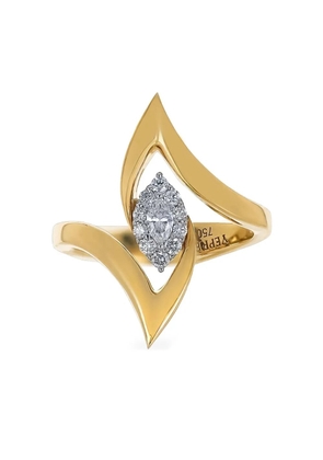 Yeprem 18K white and yellow gold Strada diamond ring
