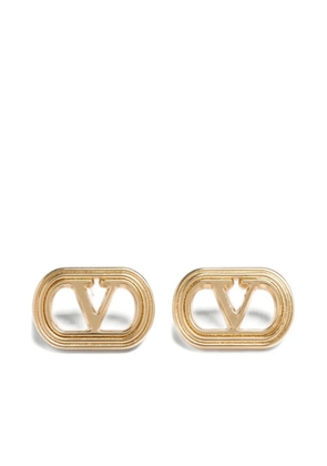 Valentino Garavani Ovalette polish-finish earrings - Gold
